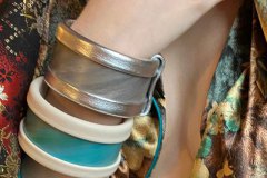 Texture SS20 - Hand-painted leather bangles