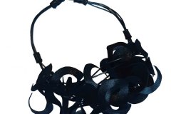 Grovigli Collection - laminated leather Necklace